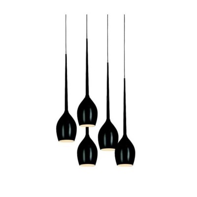 Lustra moderna Izza 5 Black