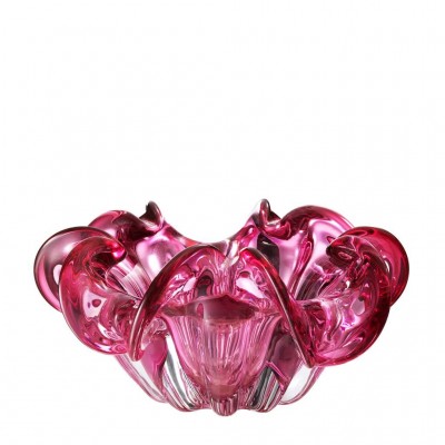 Vas decorativ design elegant Triada roz