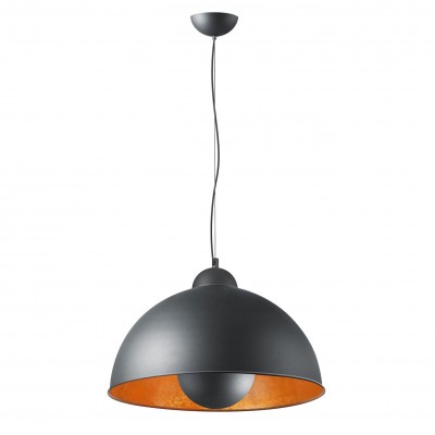 Lustra/Pendul metalic design modern Ø53cm TOMA BLACK