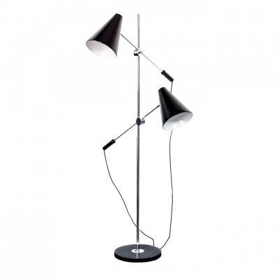 Lampadar reglabil design modern Kaja negru