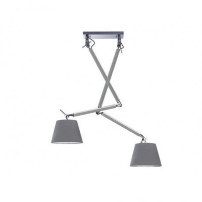 Lustra directionabila design modern ZYTA 2 S ALU gri