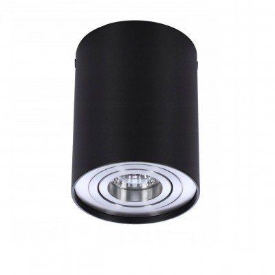Spot aplicat tavan/plafon stil modern Bross 1 Black/Alu