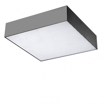 Plafoniera LED design slim MONZA S 40 3000K neagra