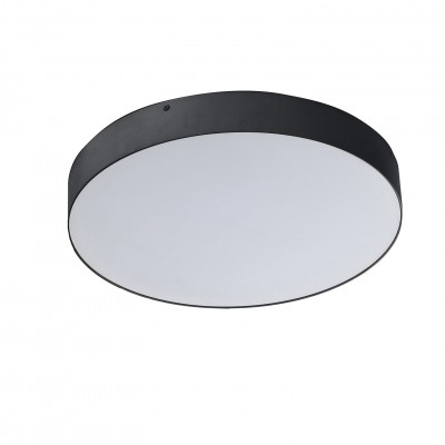 Plafoniera LED design slim MONZA R 40 3000K neagra