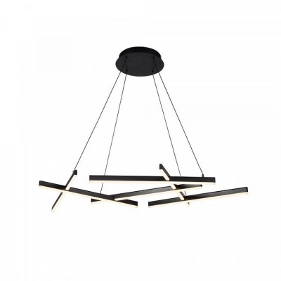 Lustra LED design modern Line neagra