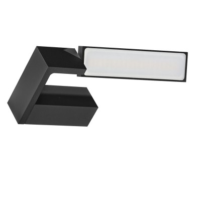 Aplica LED cu spot directionabil pentru baie IP44 Dalen 3000K neagra