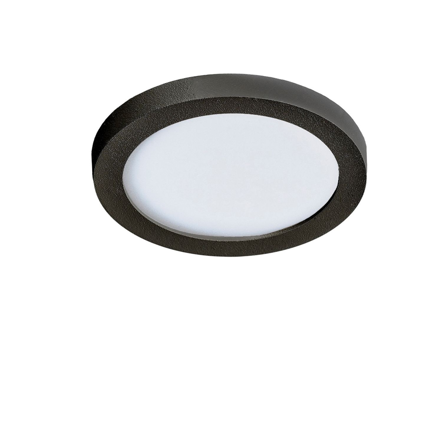 cheat Peephole rigidity Spot LED pentru baie incastrat IP44 Slim 9 round 3000K negru