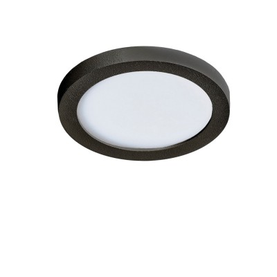 Spot LED pentru baie incastrat IP44 Slim 9 round 4000K negru