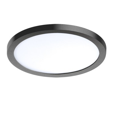 Spot LED pentru baie incastrat IP44 Slim 15 round 3000K negru