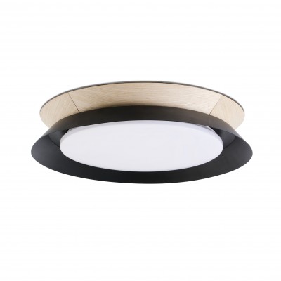 Lustra / Plafoniera LED design modern Ø45cm TENDER neagra