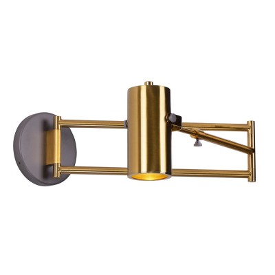 Aplica cu brat directionabil design modern minimalist VARSOVIA alama