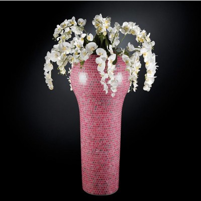 Aranjament floral mare NEW DELHI MOSAICO BISAZZA BABY PINK, 160cm