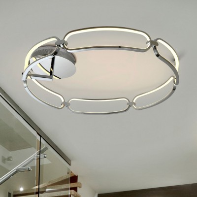 Lustra LED aplicata design ultra-modern Ø80cm Colette crom