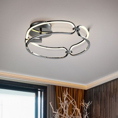 Lustra LED aplicata design ultra-modern Ø47cm Colette crom