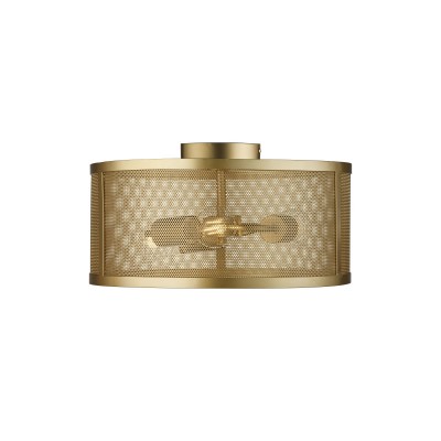 Lustra aplicata design retro Fishnet aurie