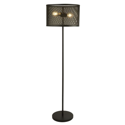 Lampadar / Lampa de podea design industrial Fishnet negru