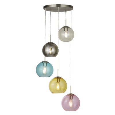 Lustra moderna suspendata design multicolor Mardi Gras