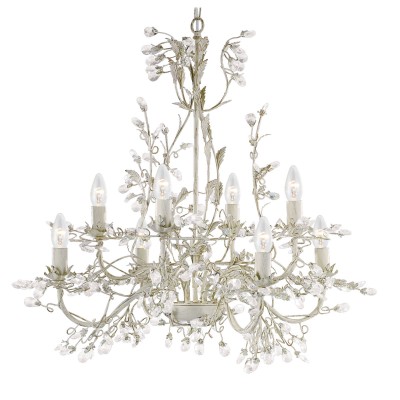 Lustra decorativa stil clasic Almandite 8L crem auriu