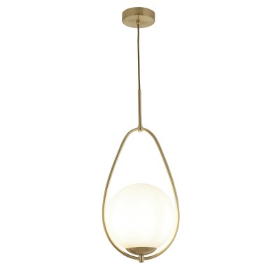 Lustra / Pendul design modern Avalon auriu / opal