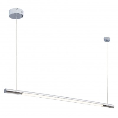 Lustra LED liniara, suspendata Organic 100cm, crom