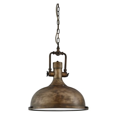 Lustra / Pendul vintage Ø39cm Industrial negru auriu