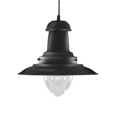 Lustra / Pendul stil industrial Fisherman negru