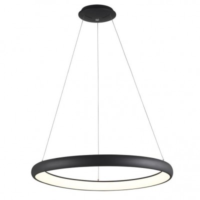 Lustra LED dimabila, design modern Albi negru, 81cm