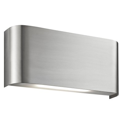 Aplica LED moderna design ambiental minimalist Wall argintiu satin