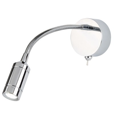 Aplica cu reader LED design minimalist Wall crom