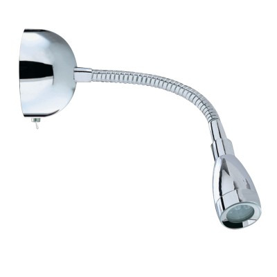 Aplica cu reader LED design minimalist Wall crom