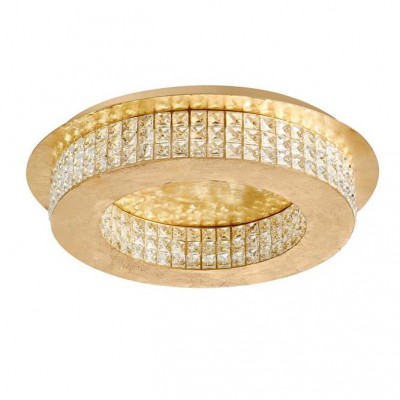 Plafoniera, Lustra LED aplicata design modern Zeffari, auriu 