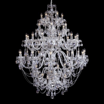 Candelabru XXL cu 60 brate Cristal Bohemia