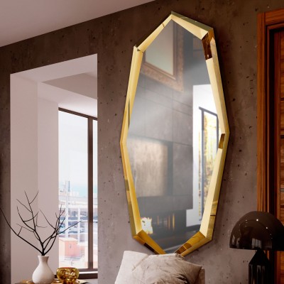 Oglinda decorativa design lux 90x180cm London aurie