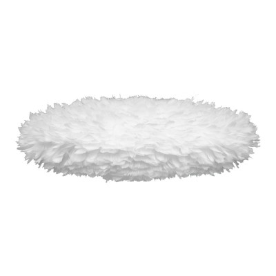 Abajur modern oval, cu pene de gasca Eos Esther medium alb