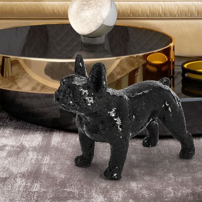 Figurina caine buldog design decorativ Atila