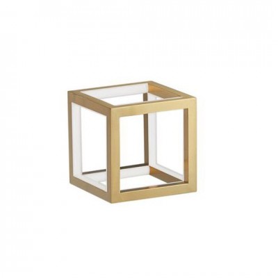 Veioza / Lampa de masa LED design modern geometric GABBIA auriu