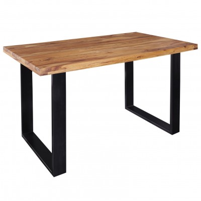 Masa design industrial Iron Craft 120cm Sheesham