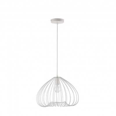 Lustra / Pendul design modern Ø32cm JULY alb
