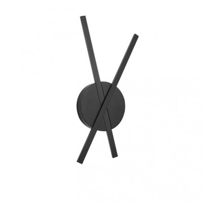 Aplica perete LED design modern decorativ Reslin neagra