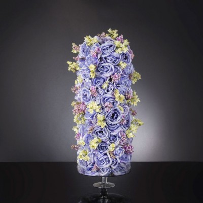 Aranjament floral design LUX STAND CYLINDER ROSES
