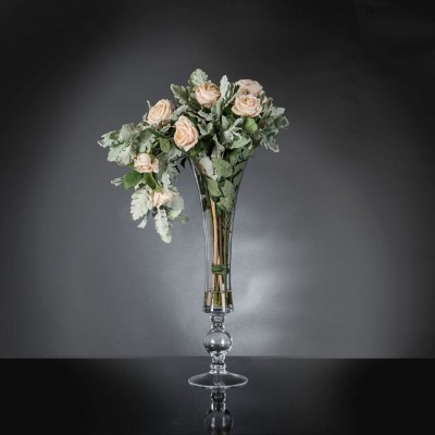 Aranjament floral mare design LUX VASE FRAGRANCE ROSES CORFU