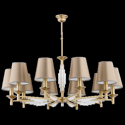Candelabru 10 brate realizat manual, Cristal Swarovski Fellino
