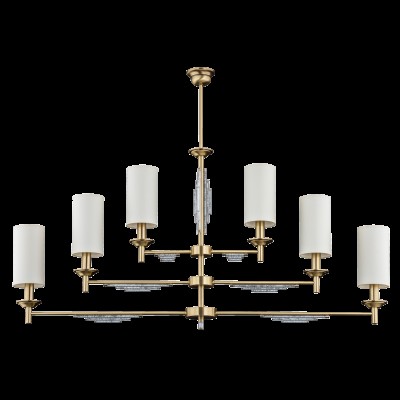 Candelabru 6 brate realizat manual, Cristal Swarovski Fellino