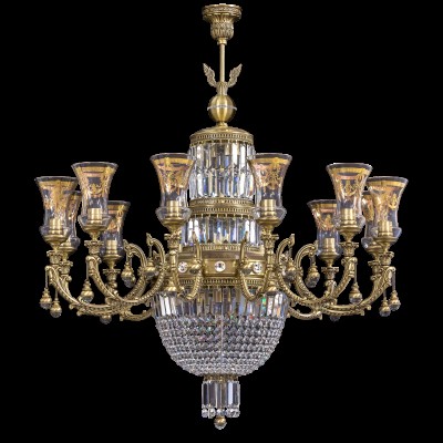 Candelabru regal, elegant design LUX, cristal Swarovski Sienna