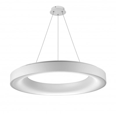 Lustra LED dimabila cu telecomanda SOVANA 80 alba