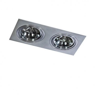 Spot incastrabil directionabil de tavan/plafon SIRO 2 ALU