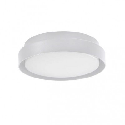 Plafoniera LED pentru iluminat exterior design modern slim IP65 OLIVER alba