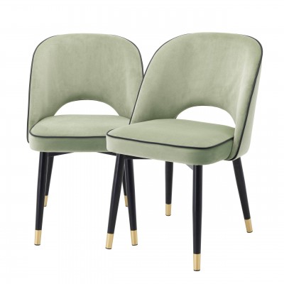 Set de 2 scaune Cliff, verde