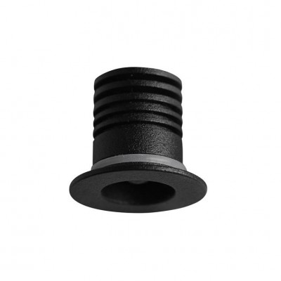 Mini Spot LED incastrabil tavan fals / plafon pentru baie IP44 TINY negru