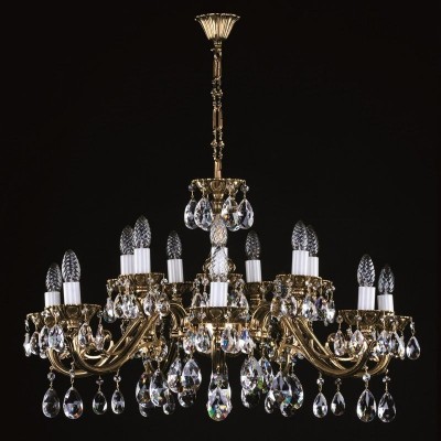 Candelabru cristal Bohemia 16 brate VIKTORIE CE